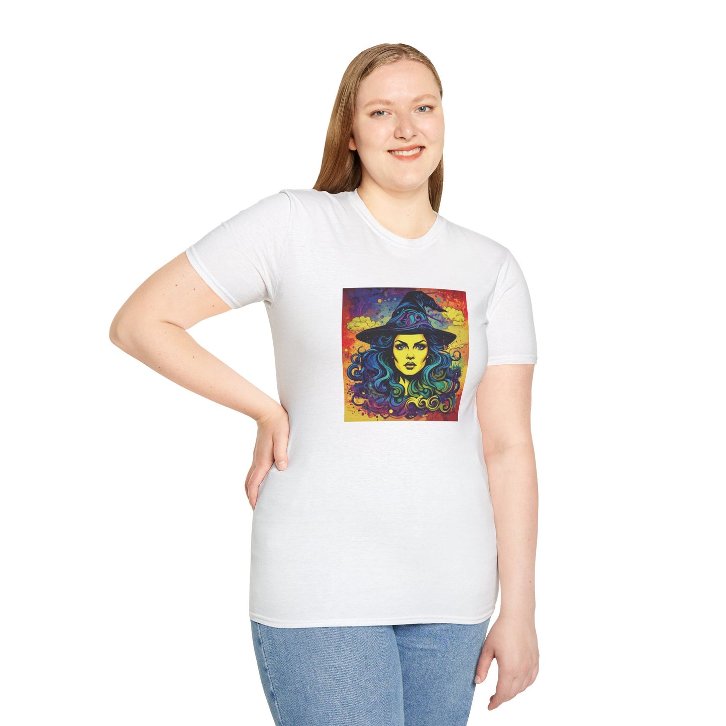 Psychedelic Witch Unisex Softstyle T-Shirt