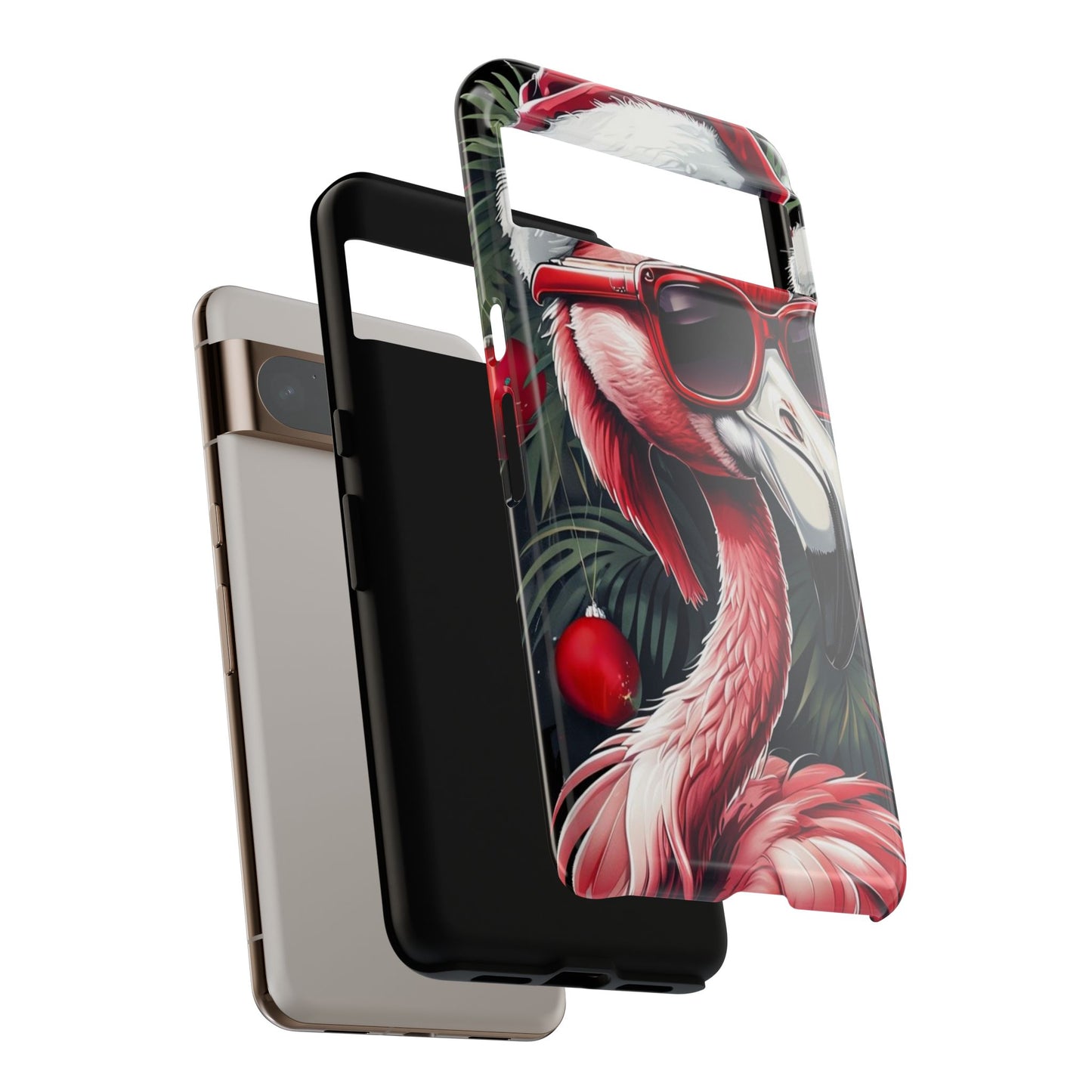 Festive Flamingo Holiday Phone Case