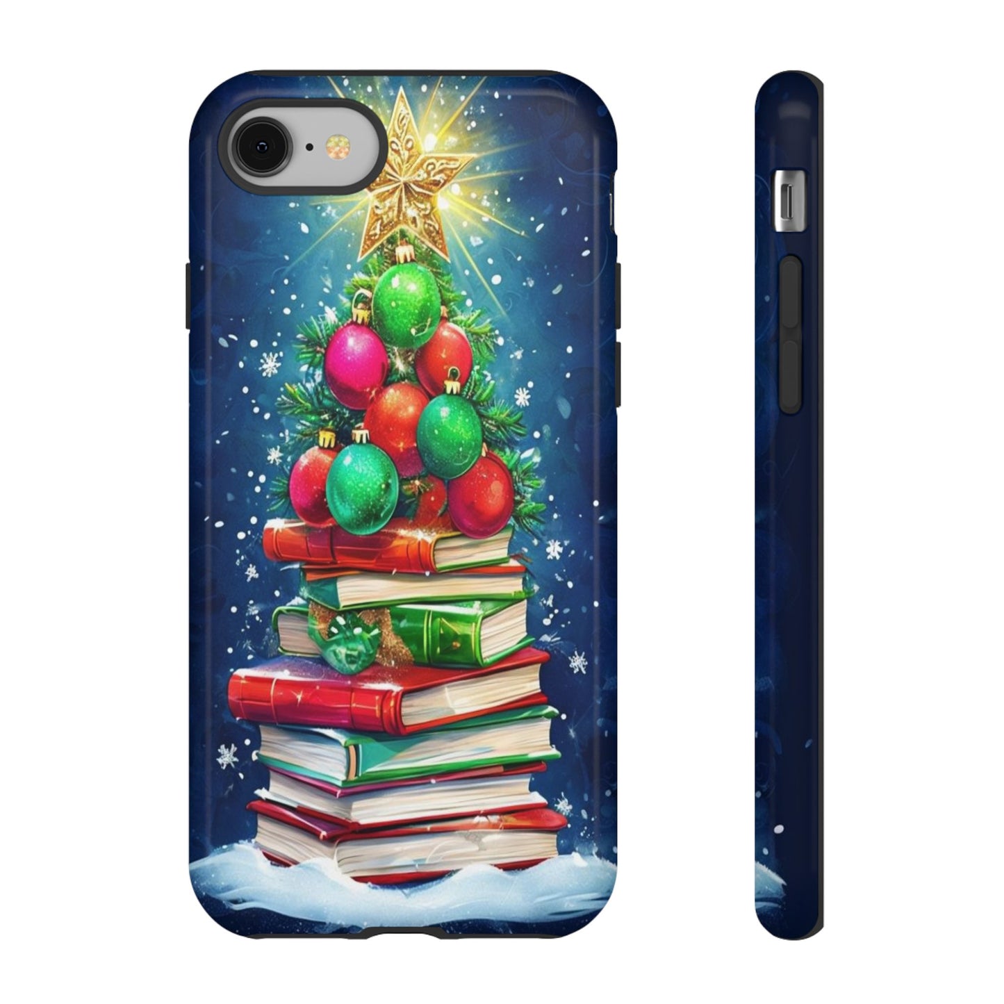 Cute Christmas Books Phone Case