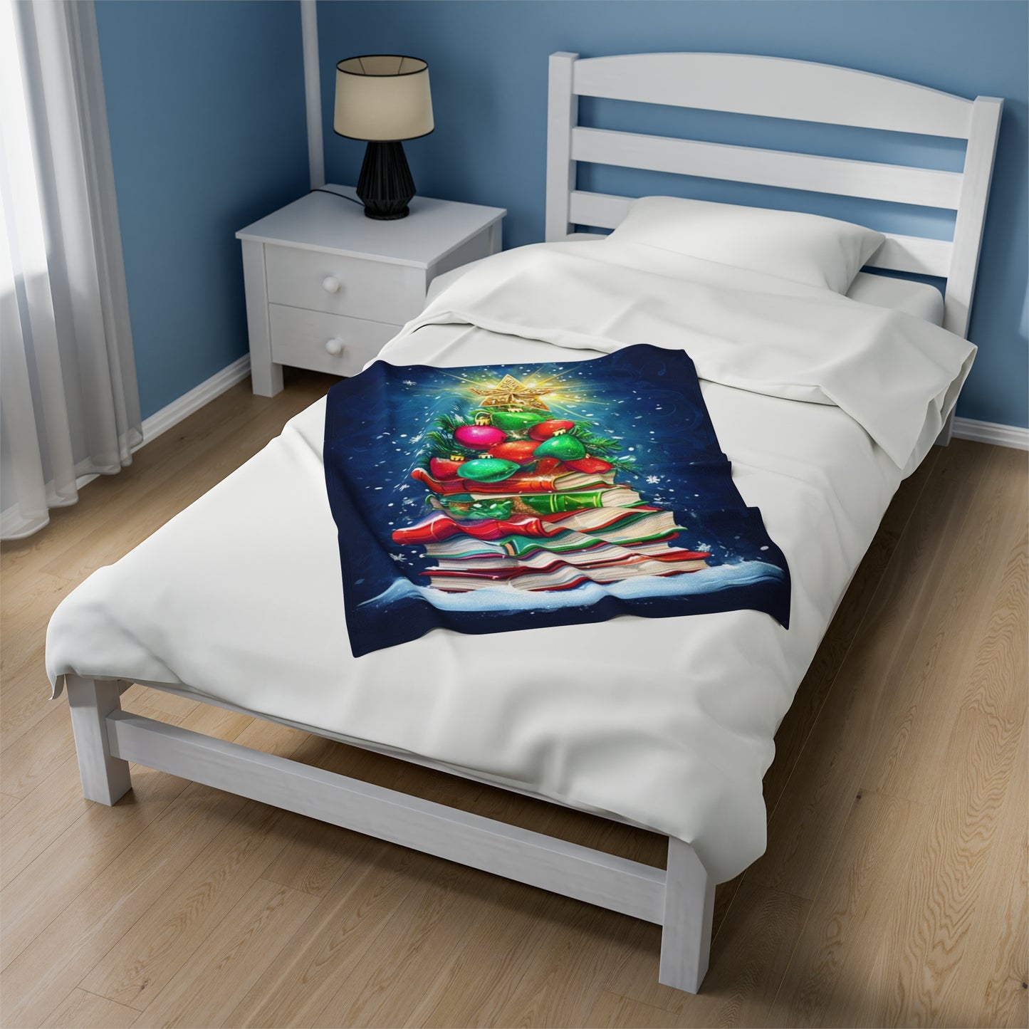 Whimsical Christmas Tree Blanket