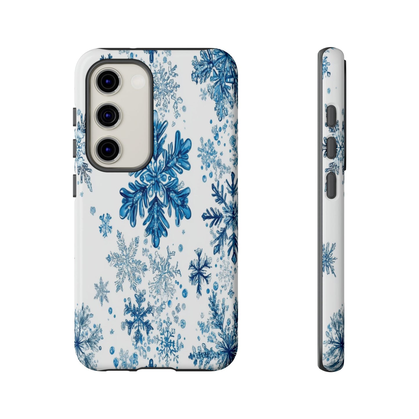 Blue Snowflake Phone Case