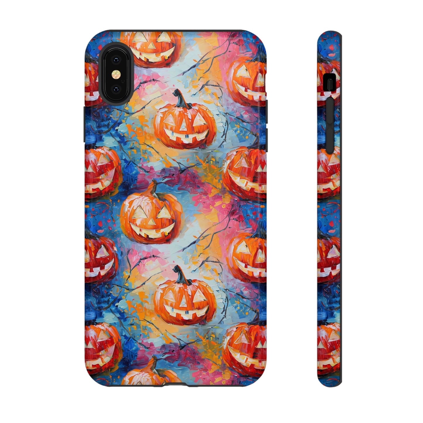 Abstract Jack-O-Lantern Phone Case