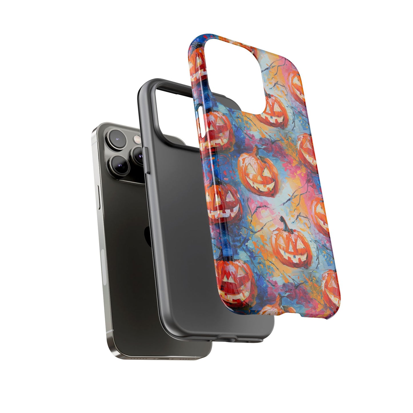 Abstract Jack-O-Lantern Phone Case