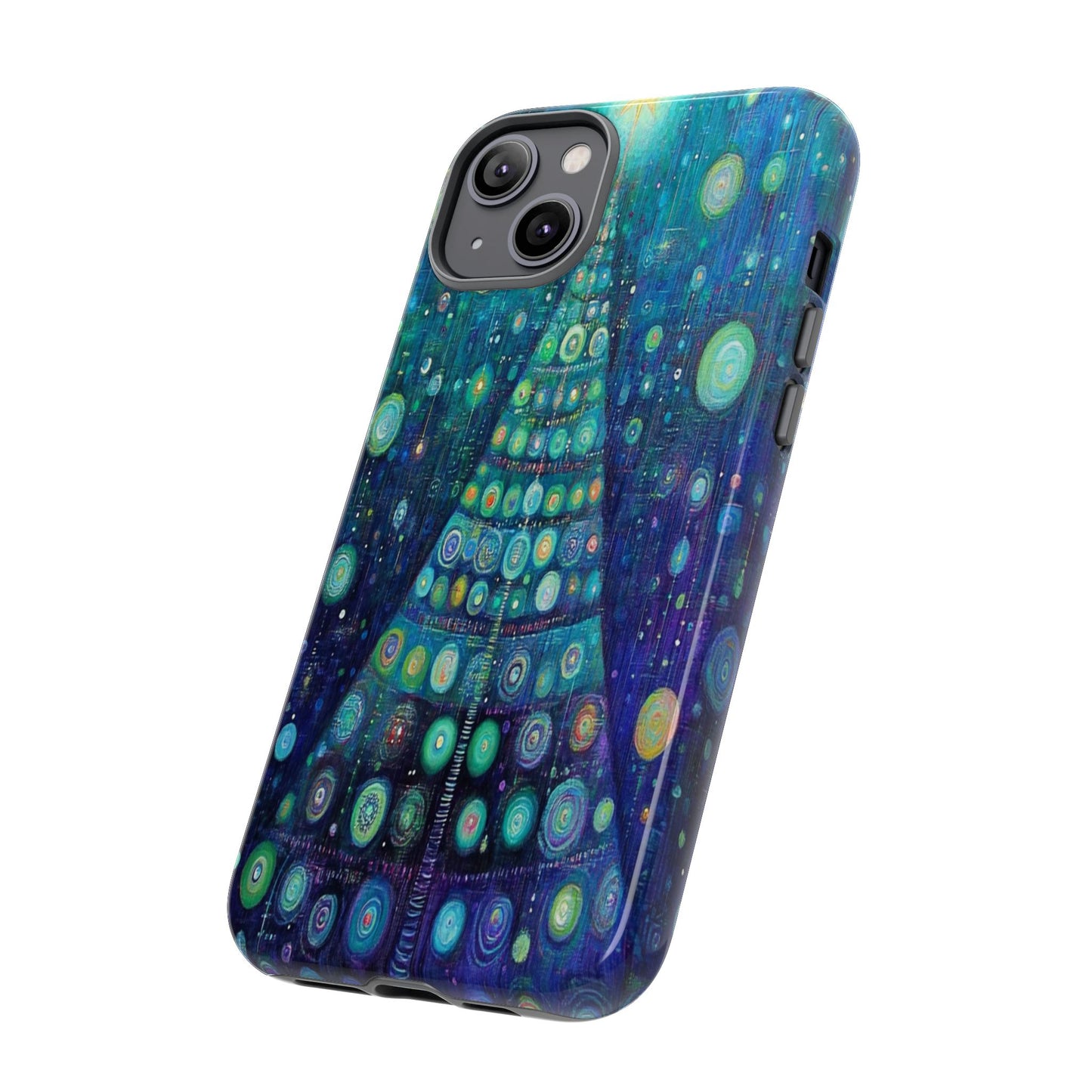 Phone Case - Beautiful Abstract Christmas Tree Design