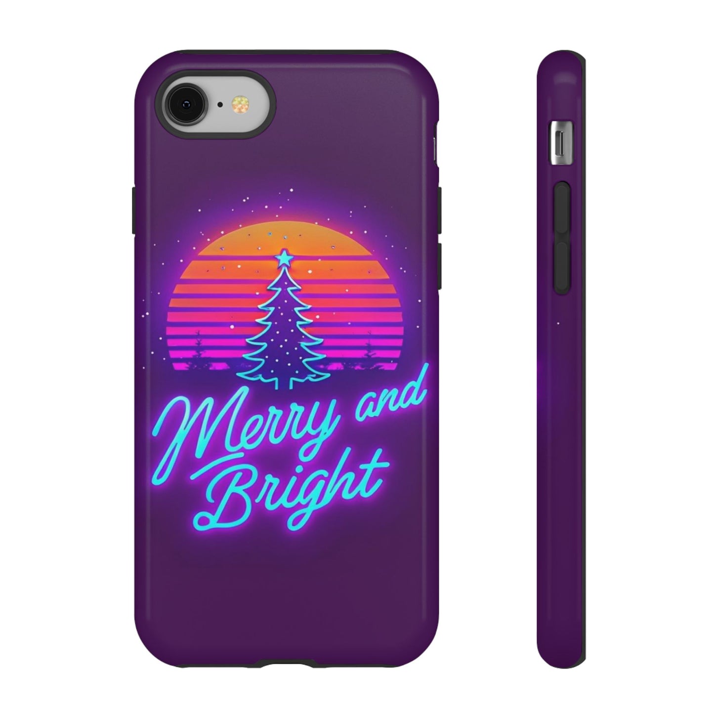 Merry and Bright Neon Phone Case