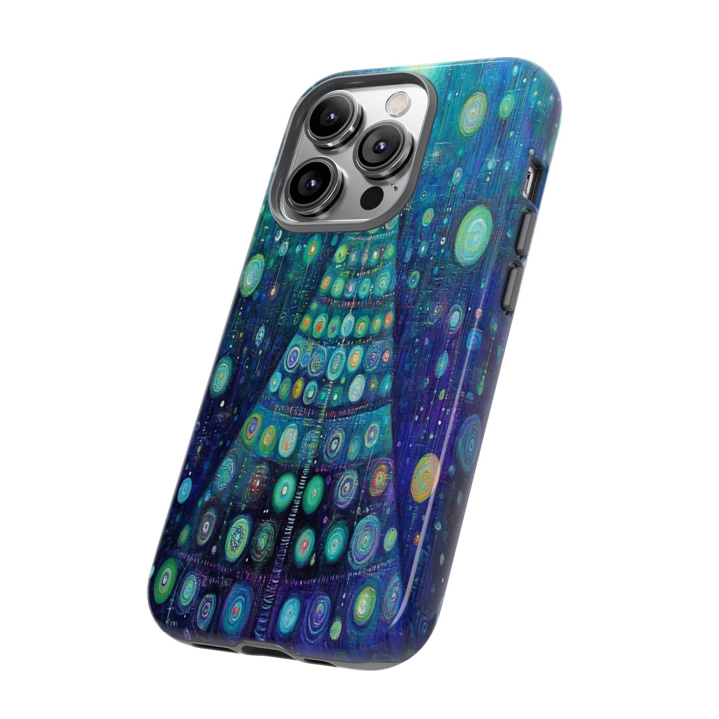 Phone Case - Beautiful Abstract Christmas Tree Design