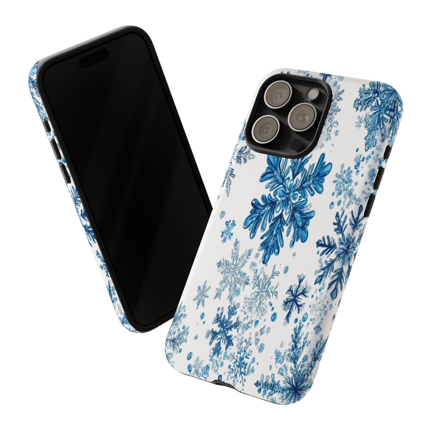 Blue Snowflake Phone Case