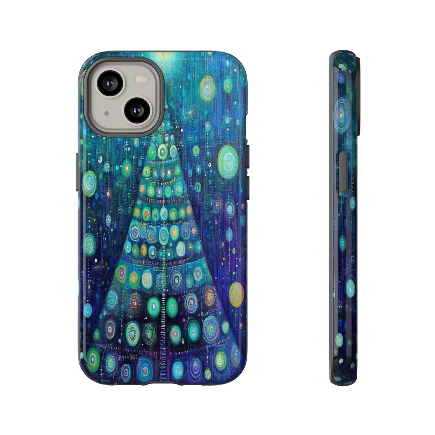 Phone Case - Beautiful Abstract Christmas Tree Design