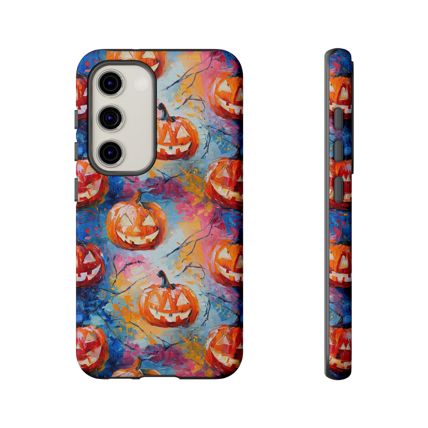 Abstract Jack-O-Lantern Phone Case