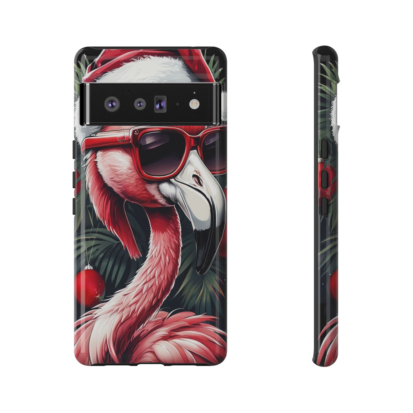 Festive Flamingo Holiday Phone Case