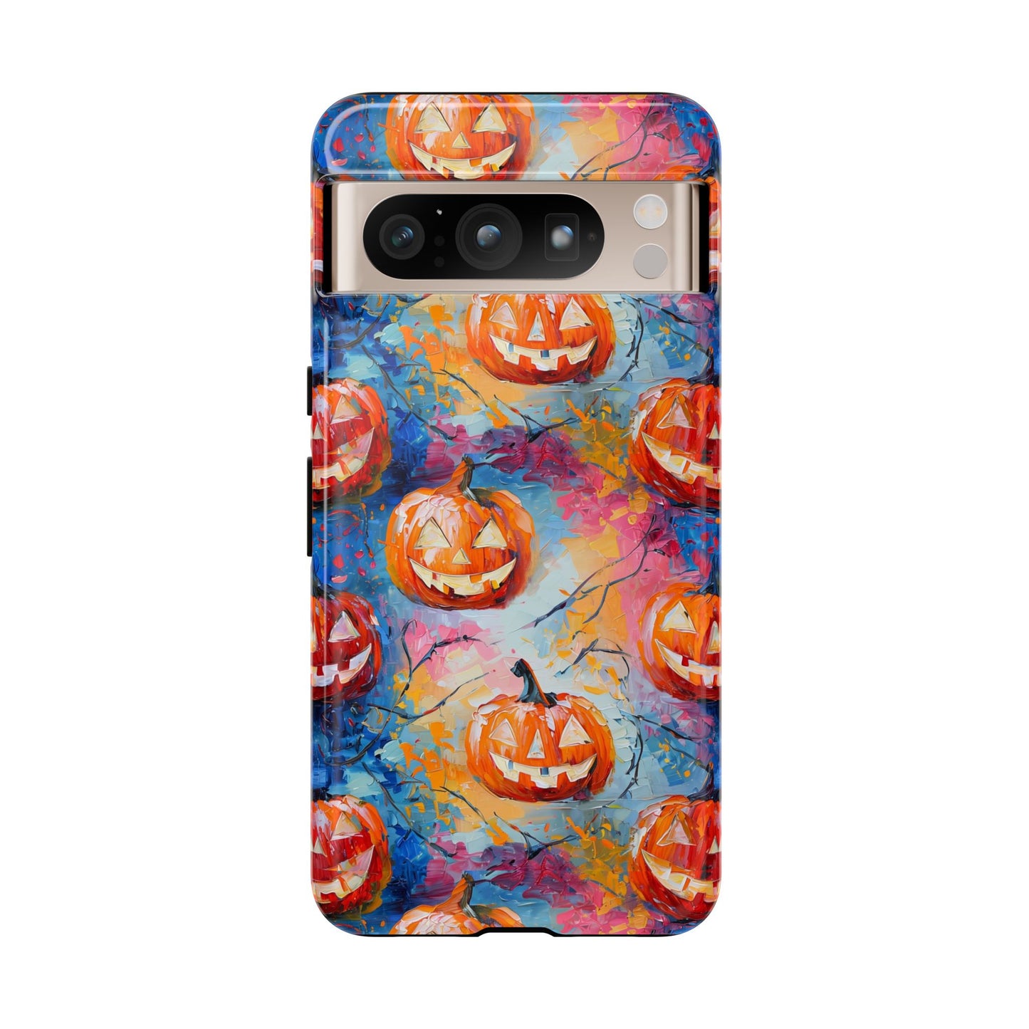 Abstract Jack-O-Lantern Phone Case