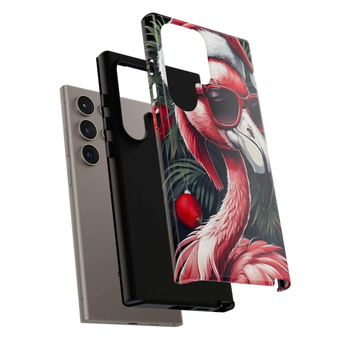 Festive Flamingo Holiday Phone Case