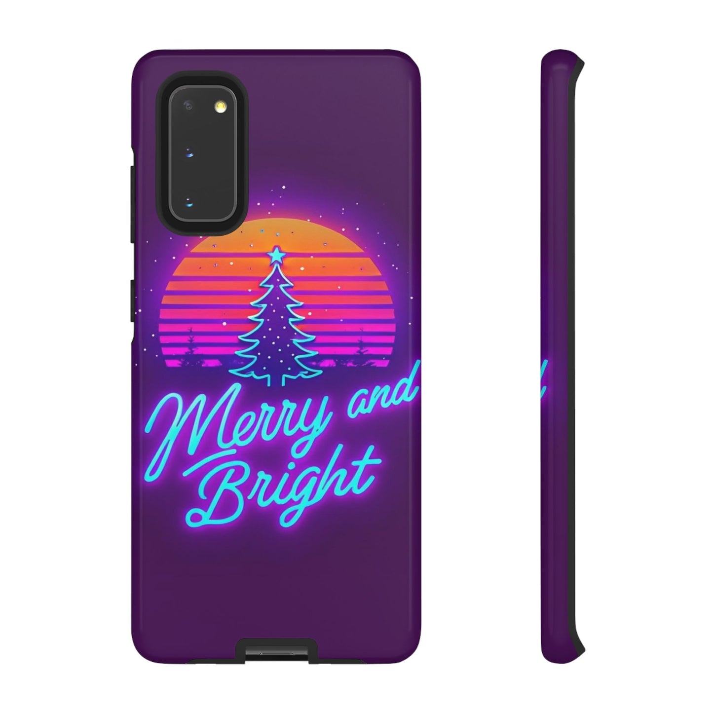 Merry and Bright Neon Phone Case