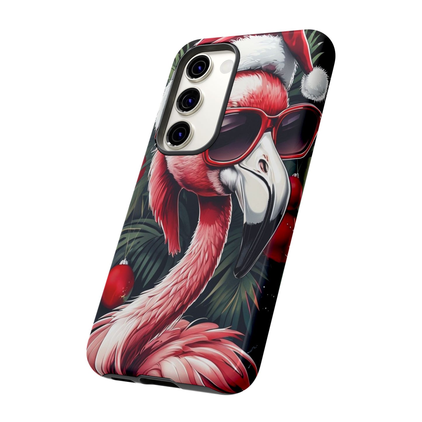 Festive Flamingo Holiday Phone Case