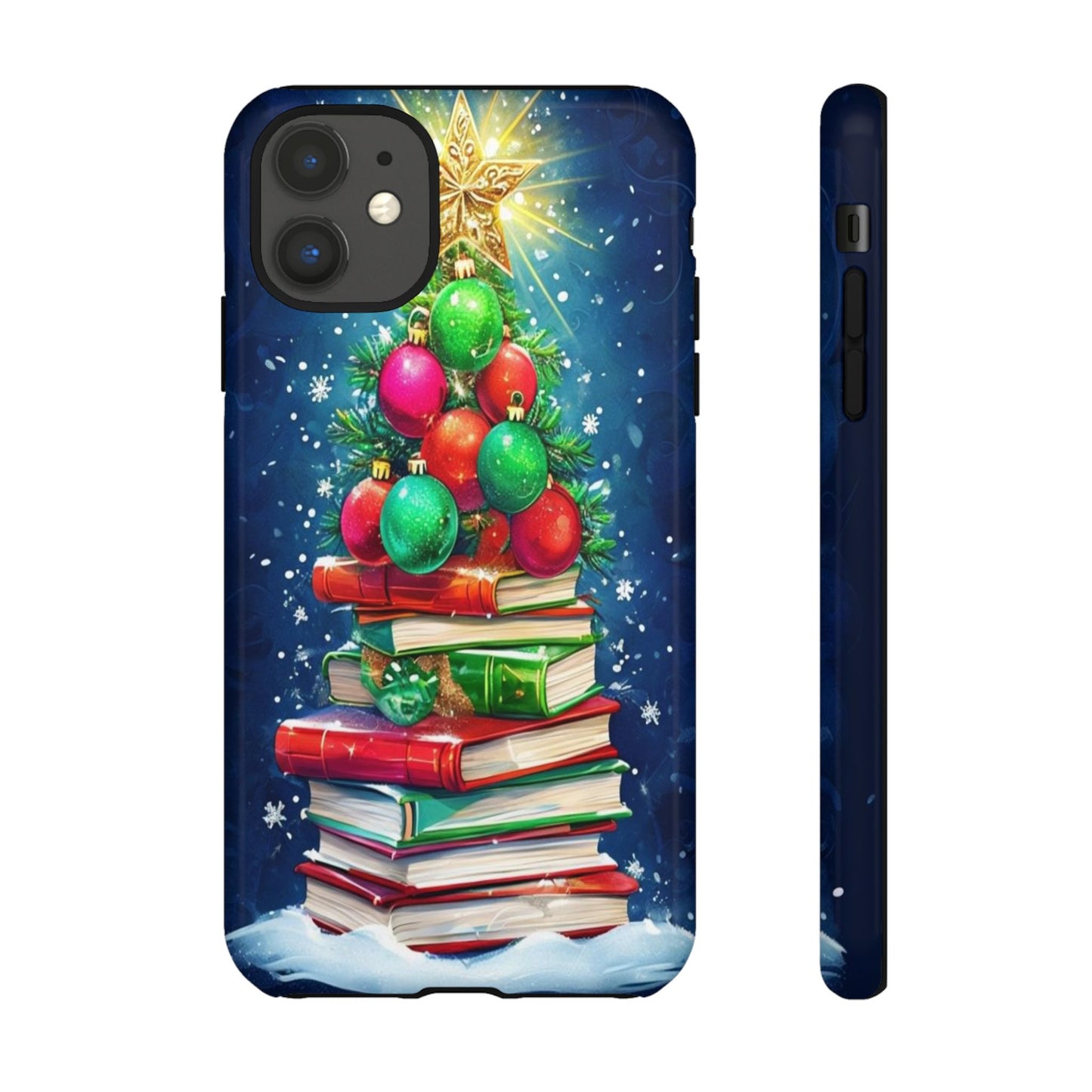 Cute Christmas Books Phone Case