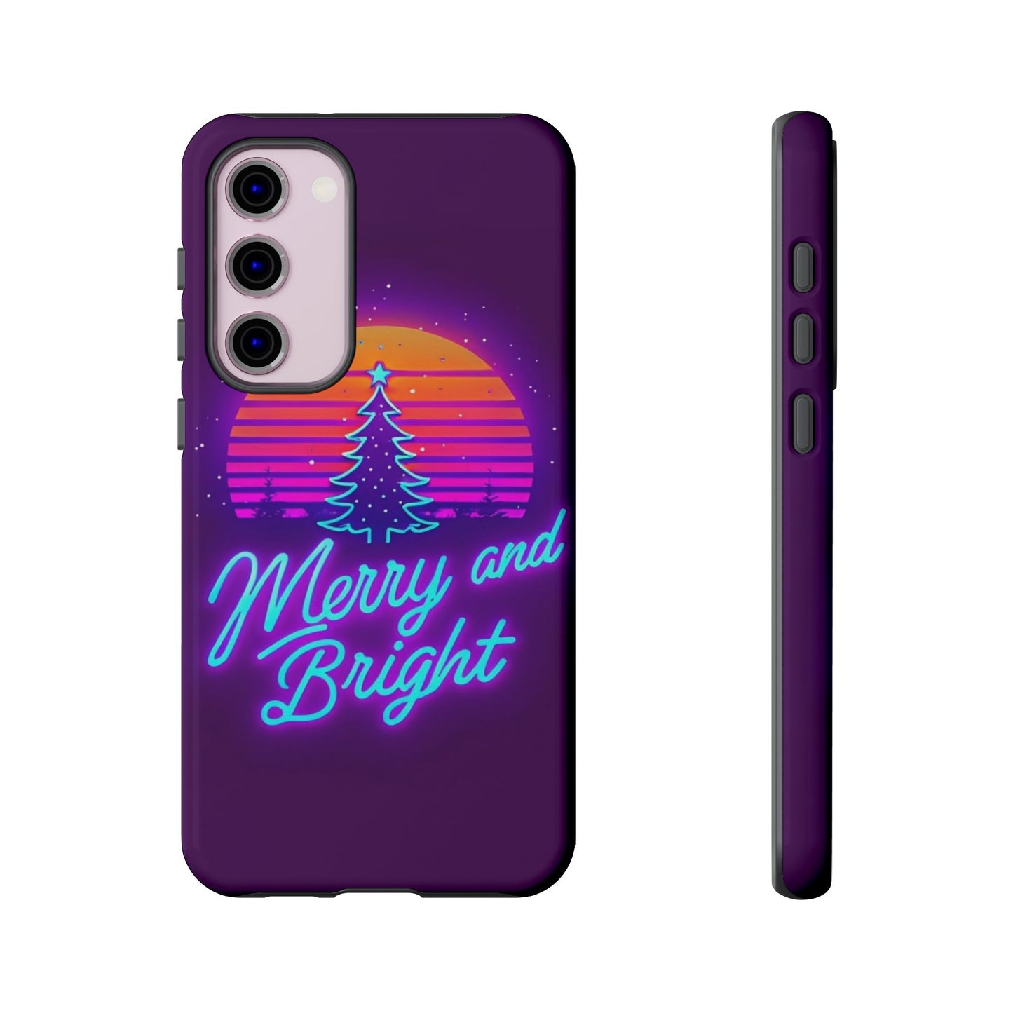 Merry and Bright Neon Phone Case