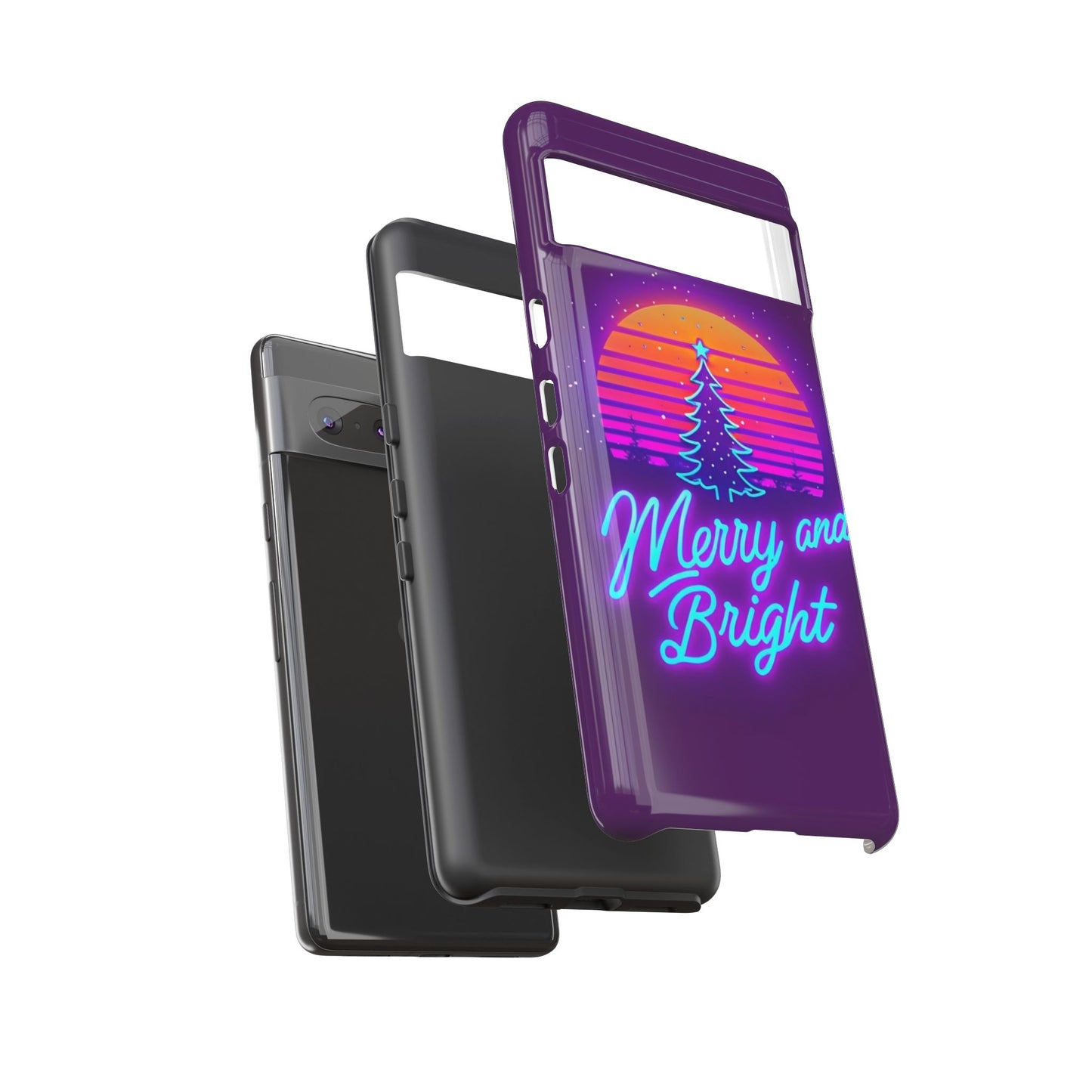 Merry and Bright Neon Phone Case