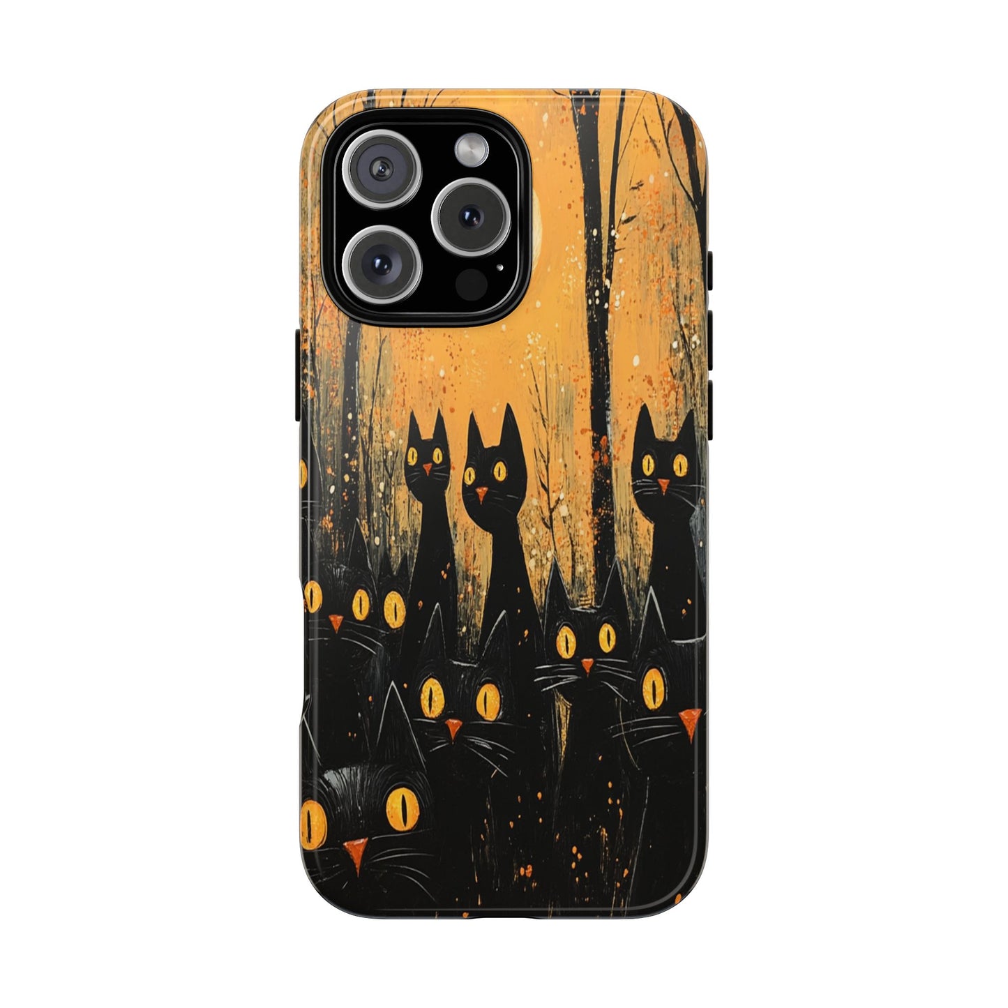 Midnight Whiskers Phone Case