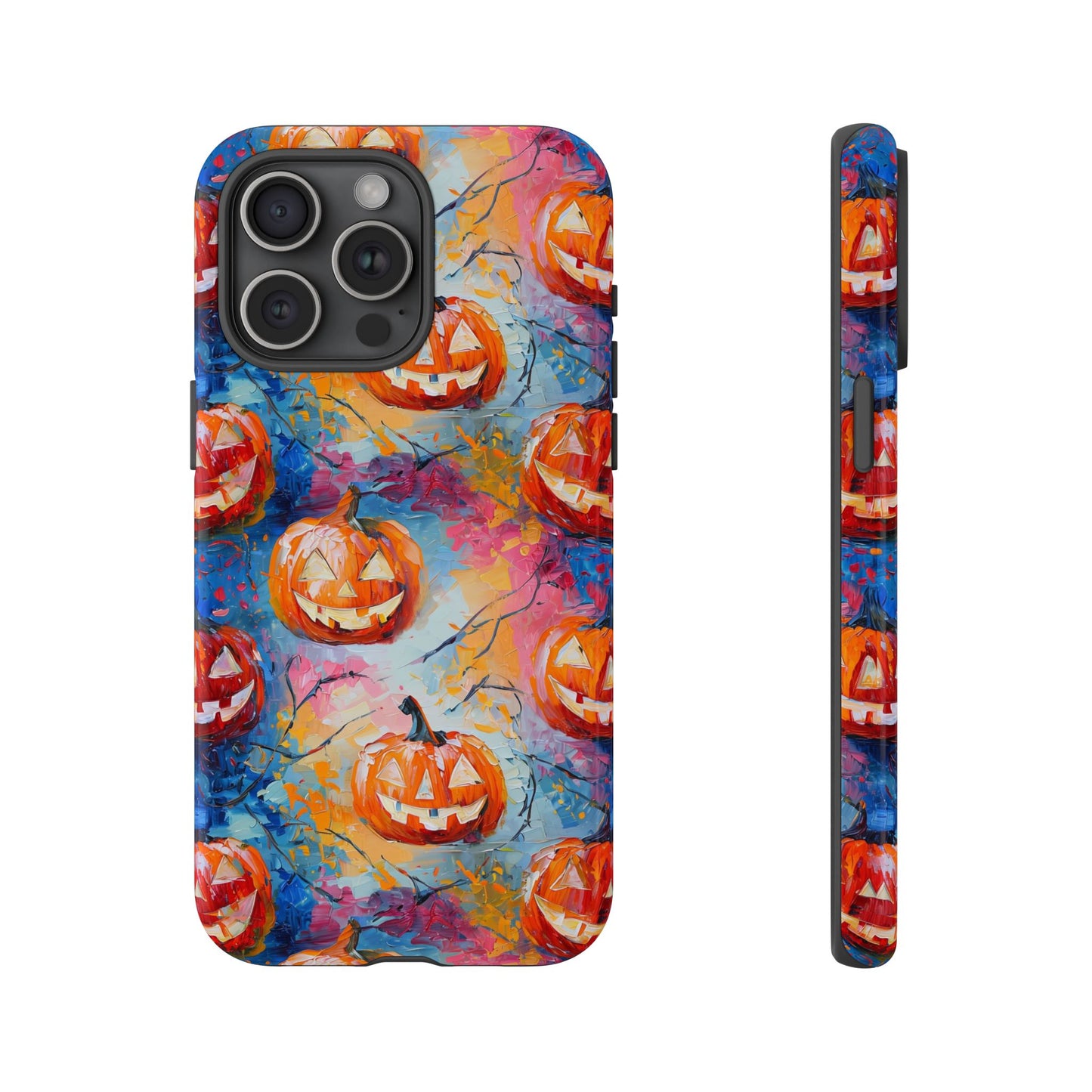 Abstract Jack-O-Lantern Phone Case