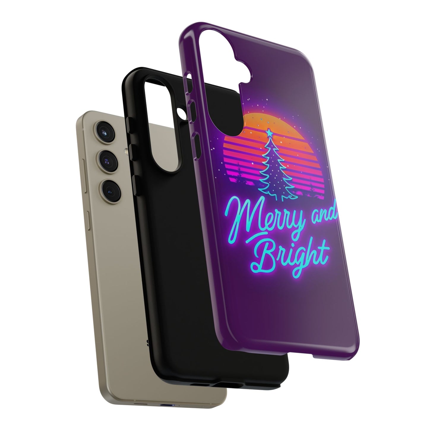 Merry and Bright Neon Phone Case