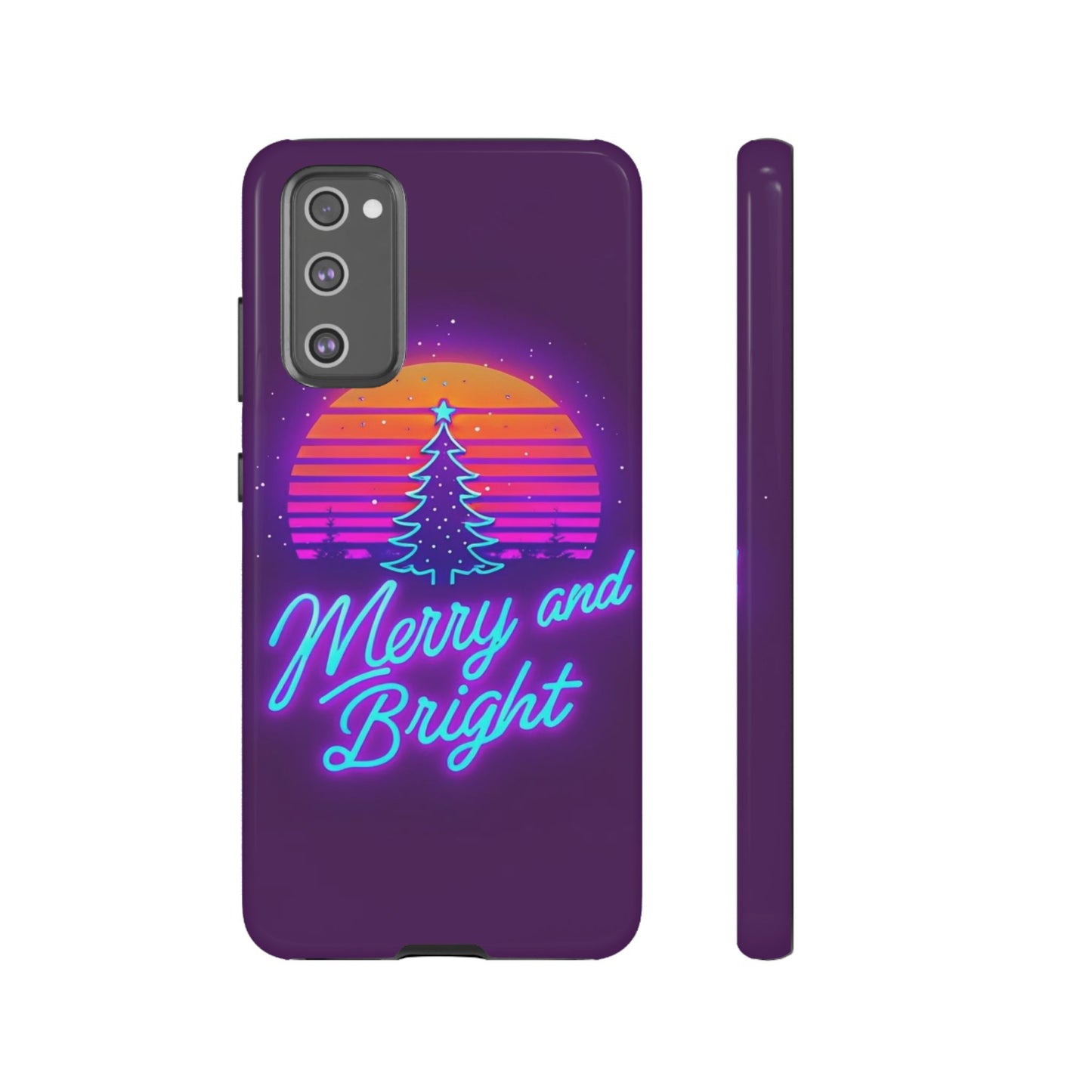 Merry and Bright Neon Phone Case