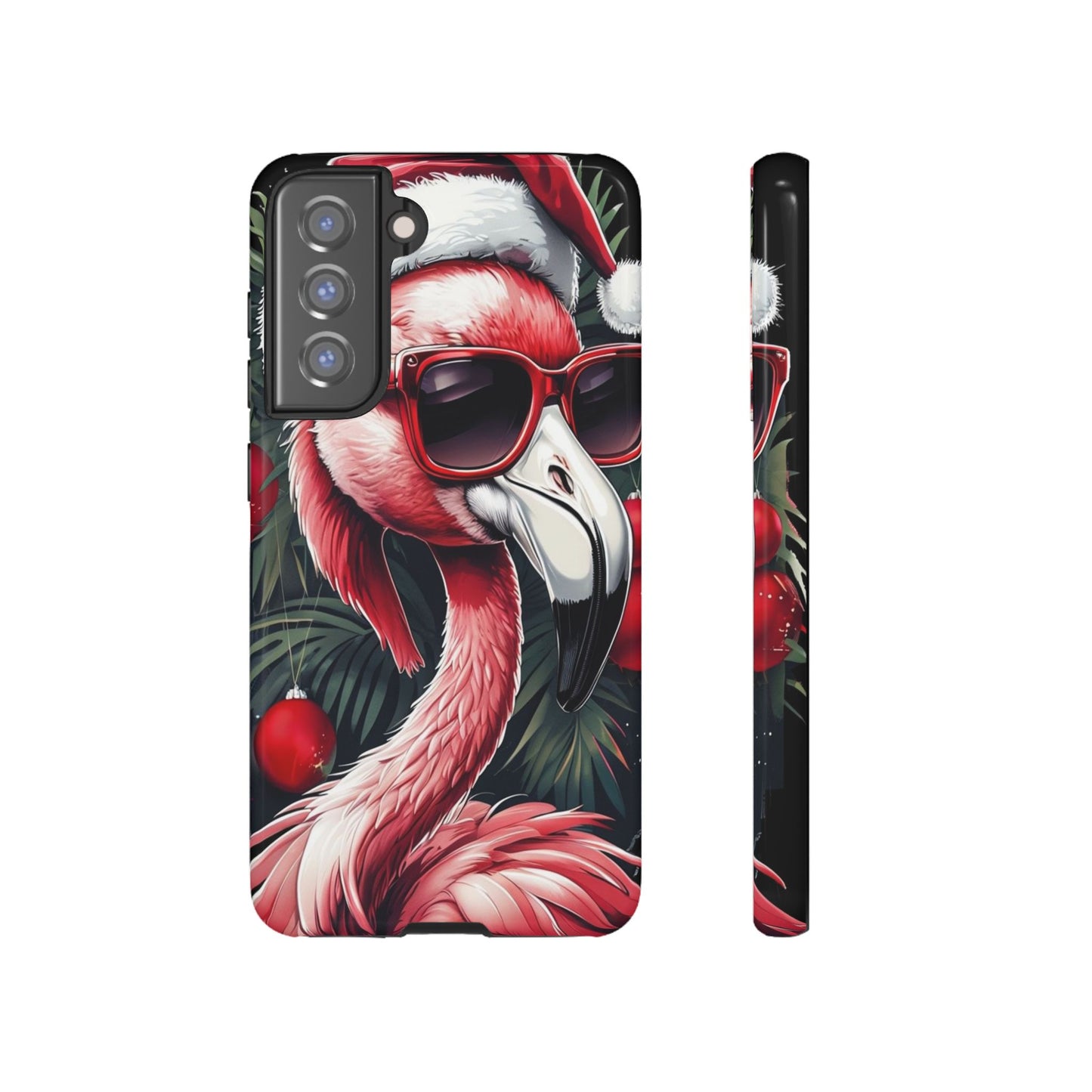 Festive Flamingo Holiday Phone Case