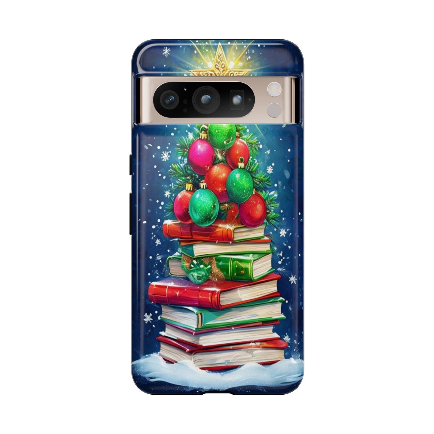 Cute Christmas Books Phone Case