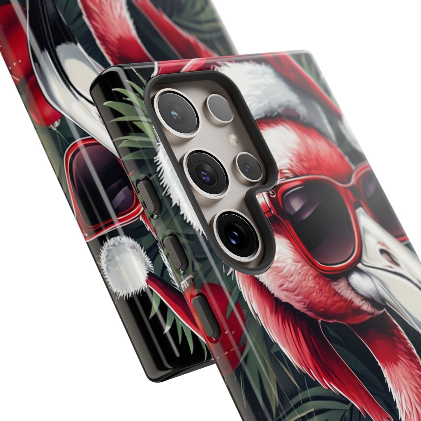 Festive Flamingo Holiday Phone Case