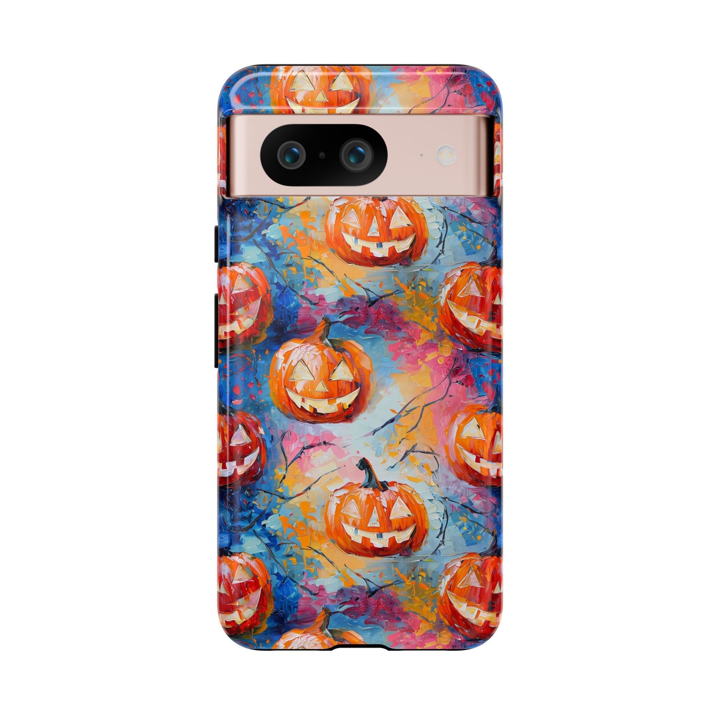 Abstract Jack-O-Lantern Phone Case