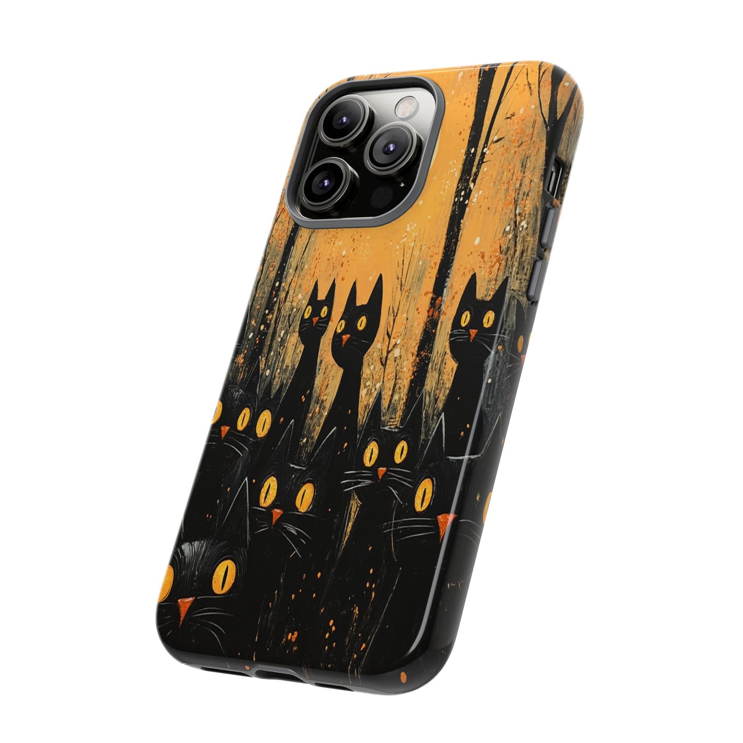 Midnight Whiskers Phone Case