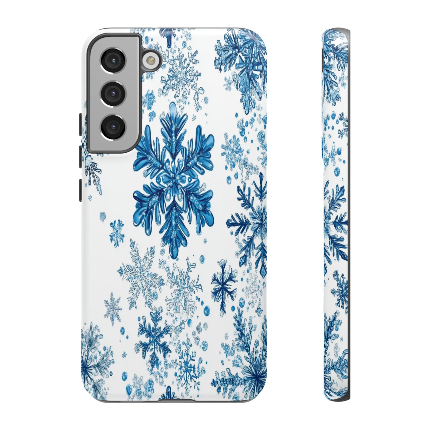 Blue Snowflake Phone Case