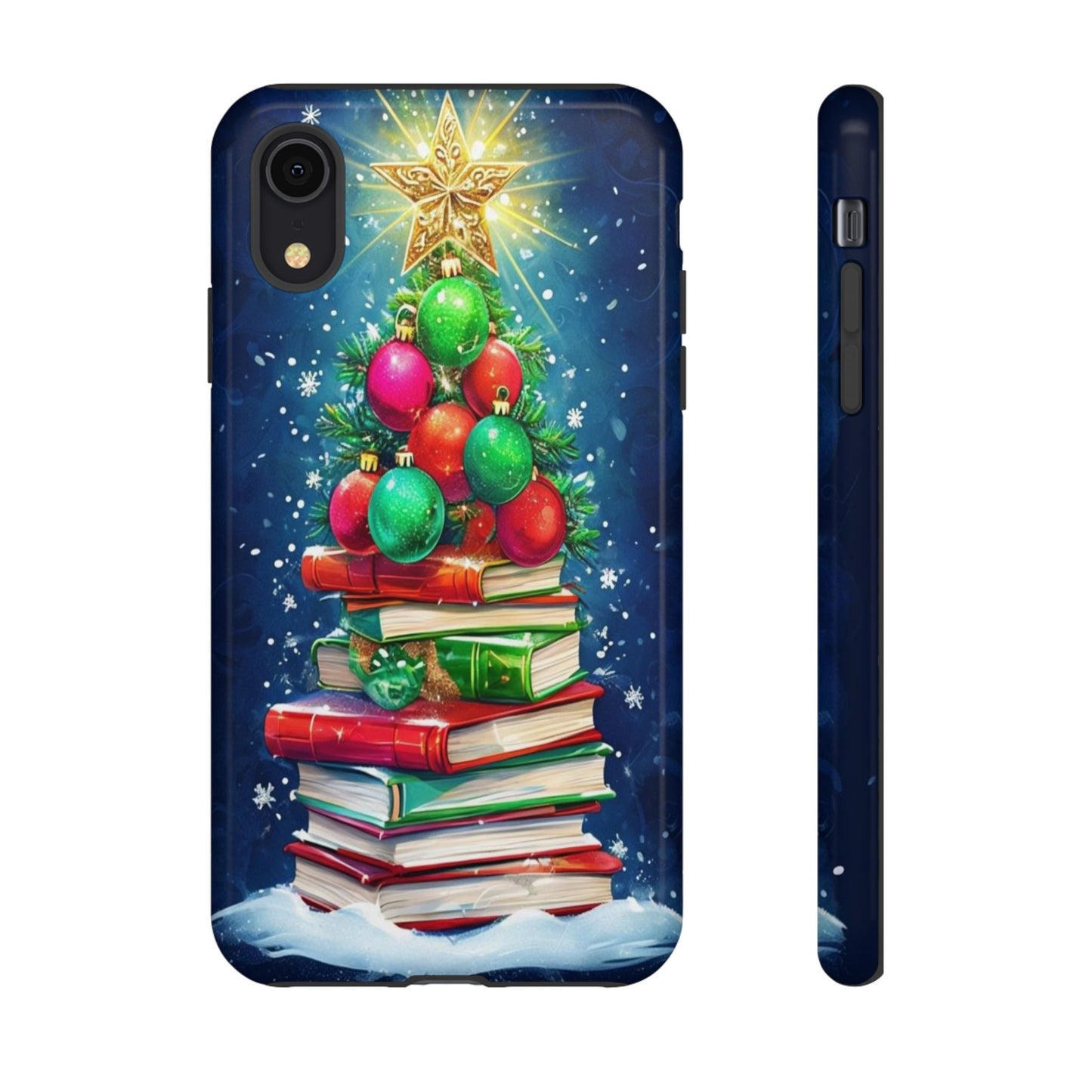 Cute Christmas Books Phone Case