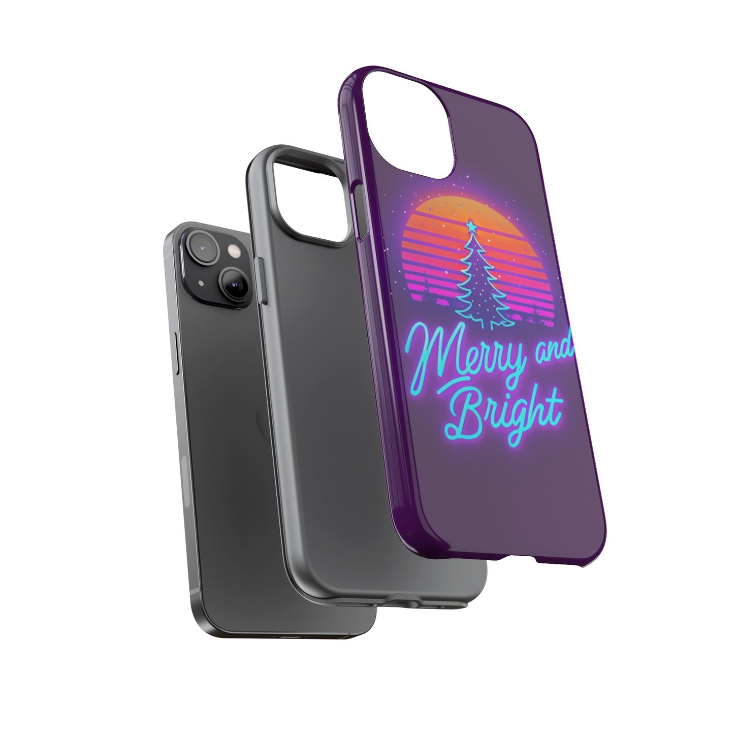 Merry and Bright Neon Phone Case