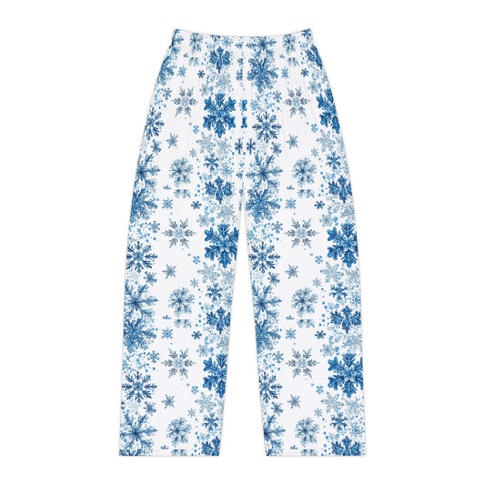 Blue Snowflake Pajama Pants