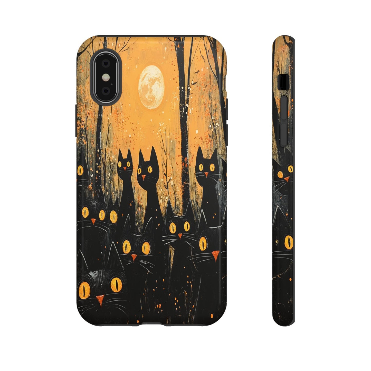 Midnight Whiskers Phone Case