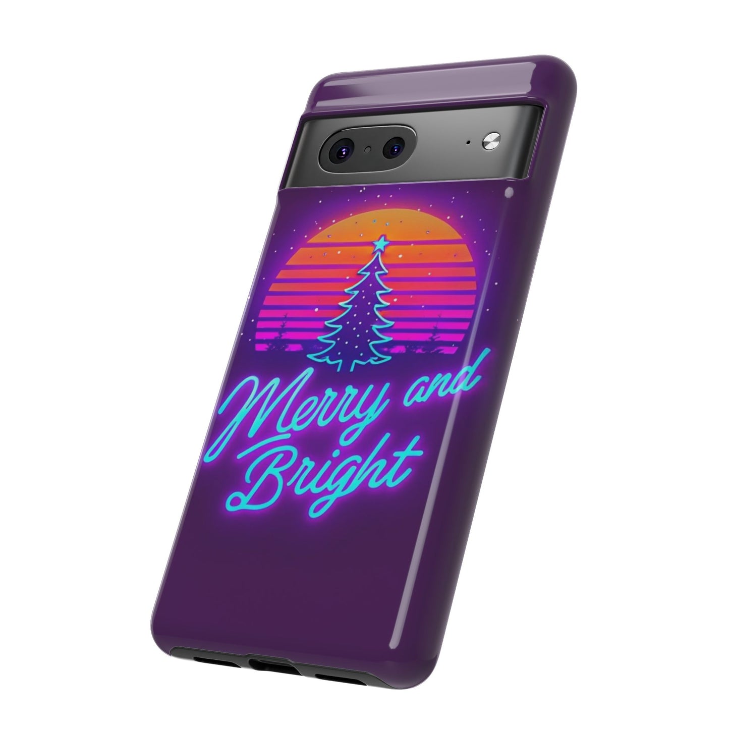 Merry and Bright Neon Phone Case