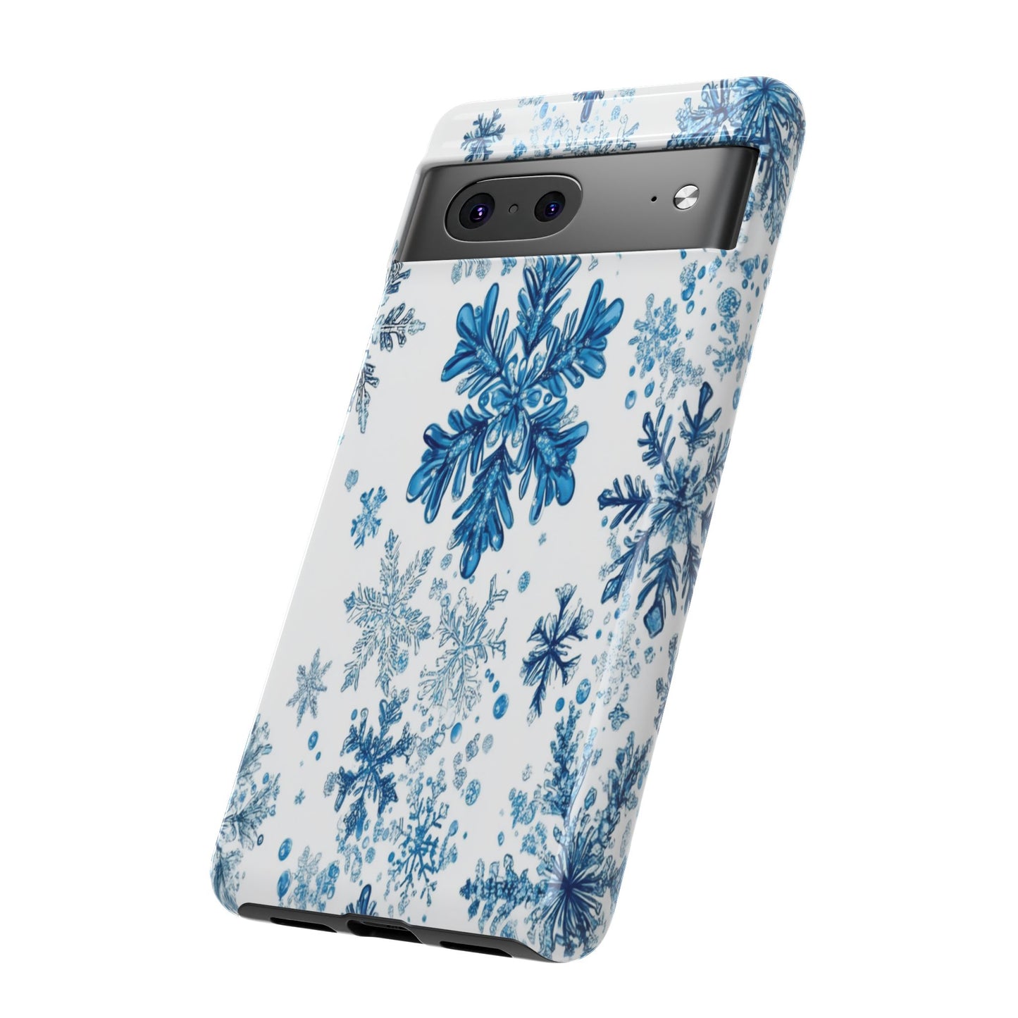 Blue Snowflake Phone Case