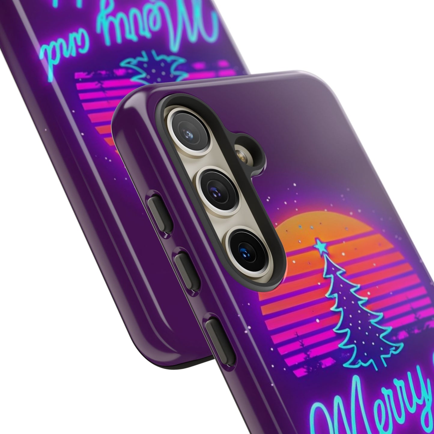 Merry and Bright Neon Phone Case