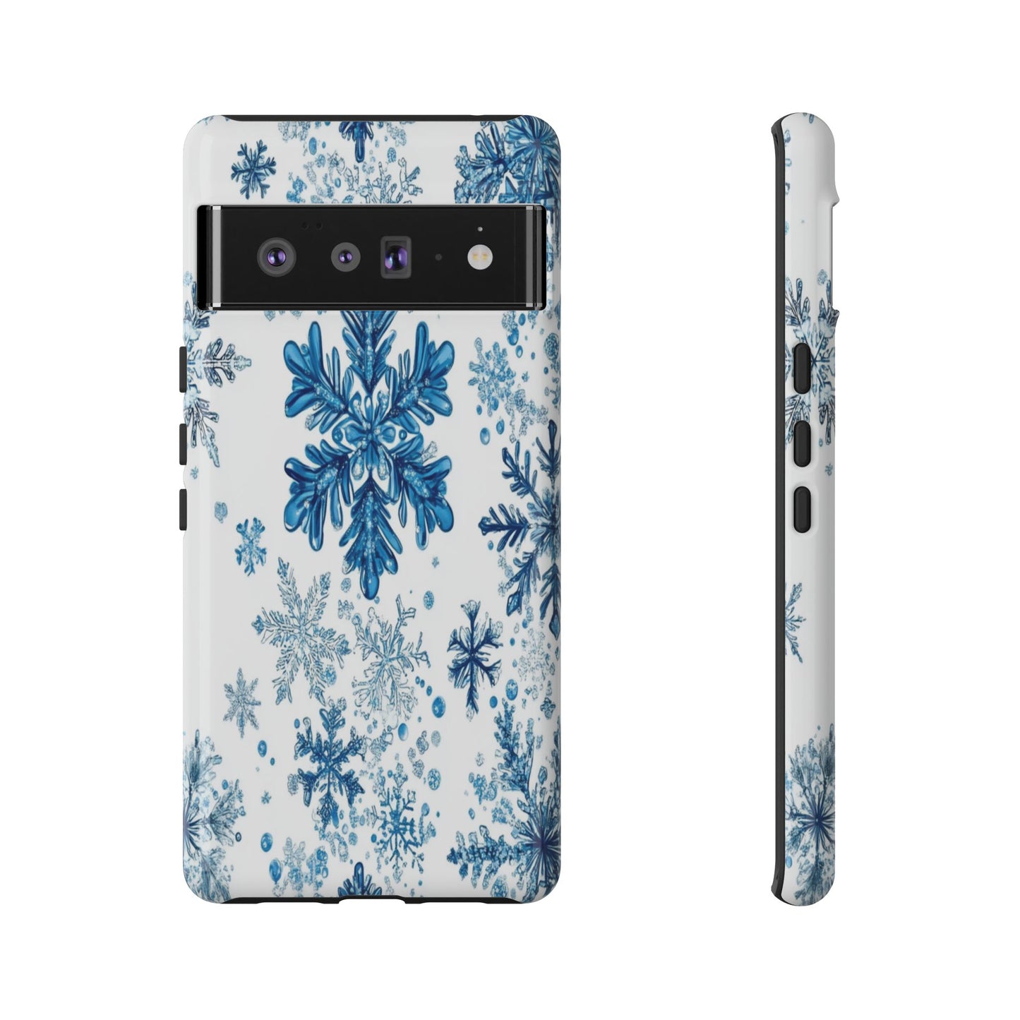 Blue Snowflake Phone Case