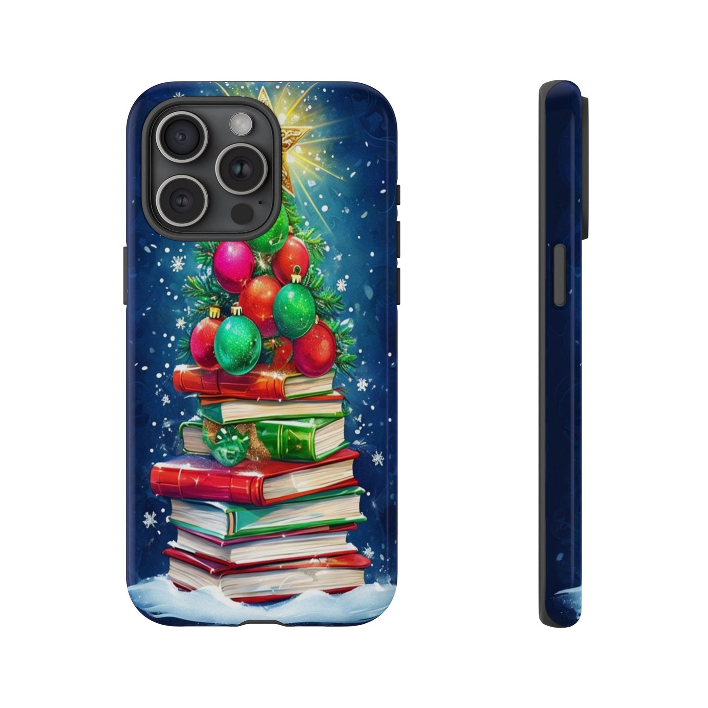 Cute Christmas Books Phone Case