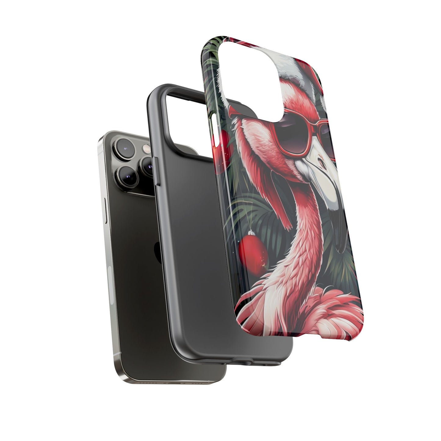 Festive Flamingo Holiday Phone Case