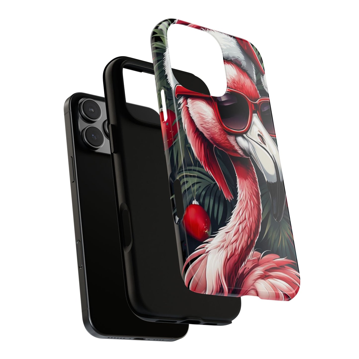 Festive Flamingo Holiday Phone Case