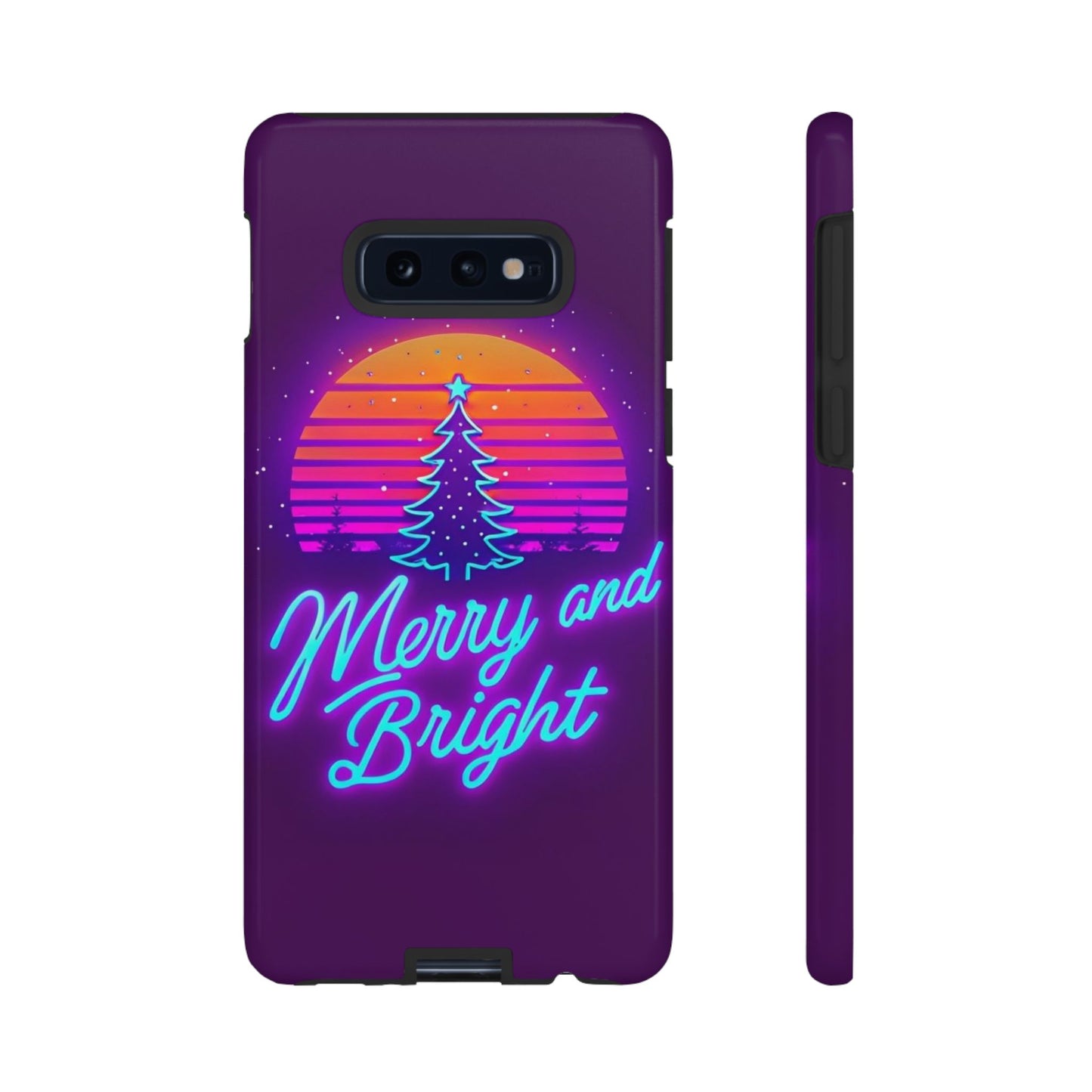 Merry and Bright Neon Phone Case