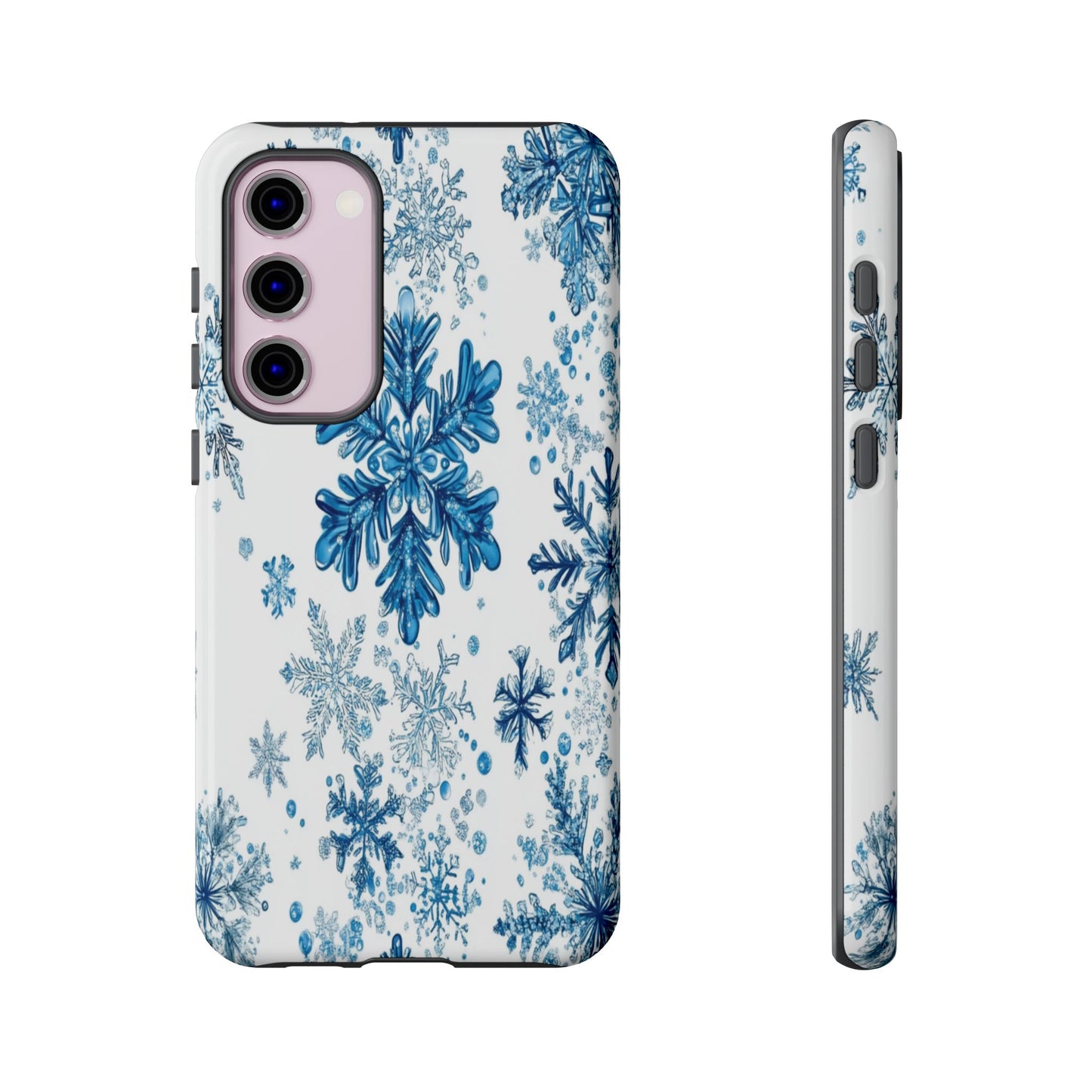 Blue Snowflake Phone Case