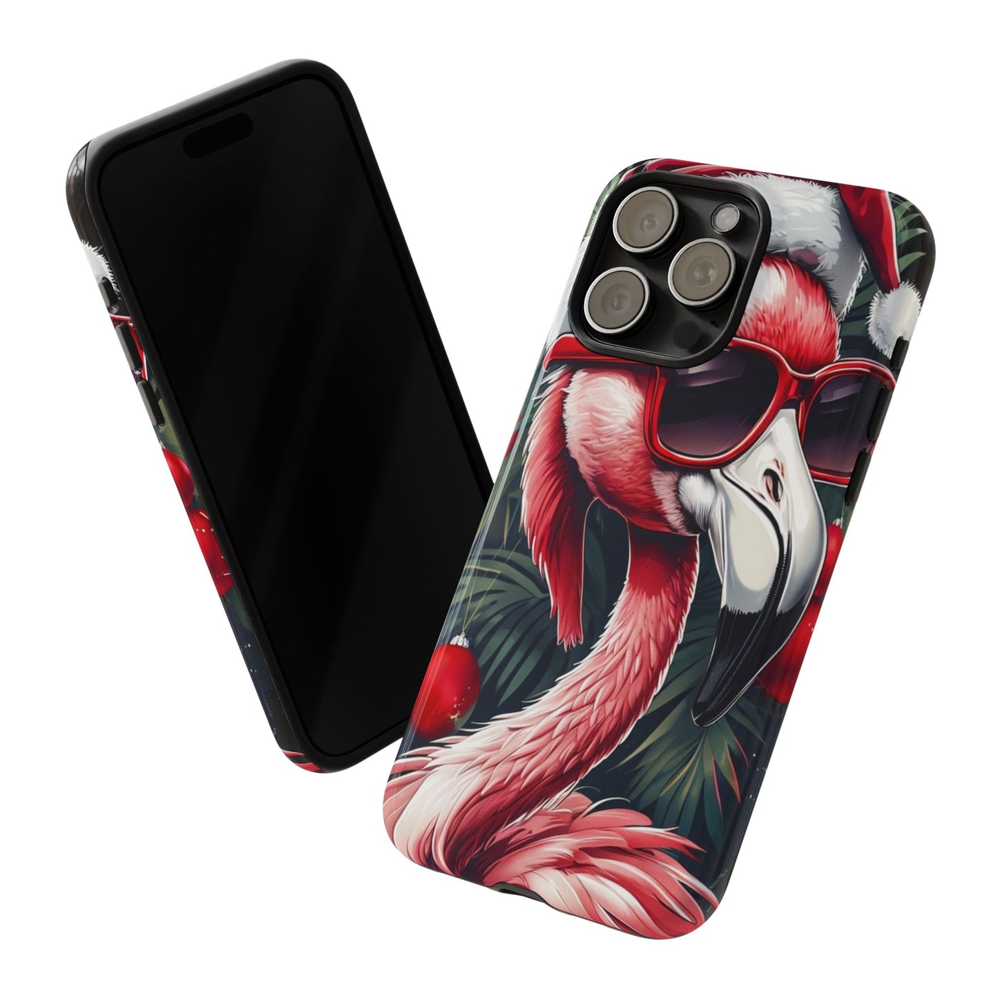 Festive Flamingo Holiday Phone Case