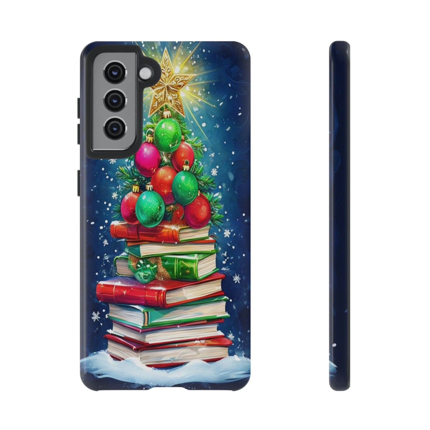 Cute Christmas Books Phone Case