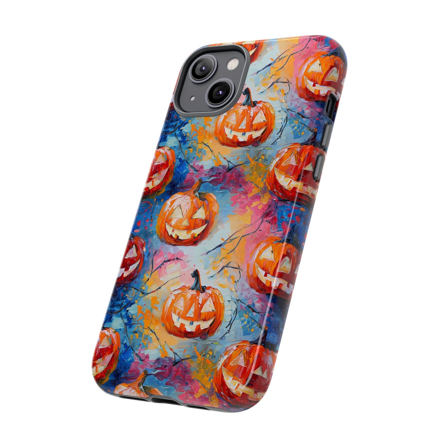 Abstract Jack-O-Lantern Phone Case