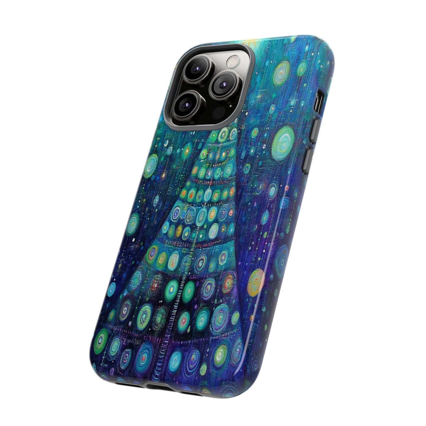 Phone Case - Beautiful Abstract Christmas Tree Design