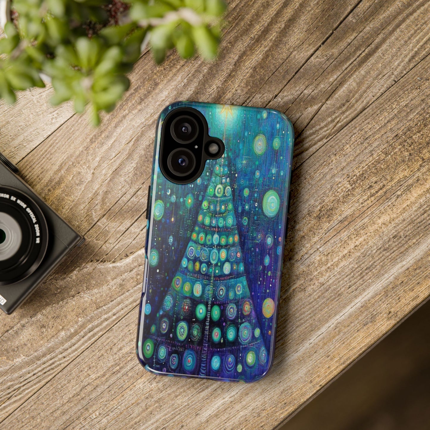 Phone Case - Beautiful Abstract Christmas Tree Design