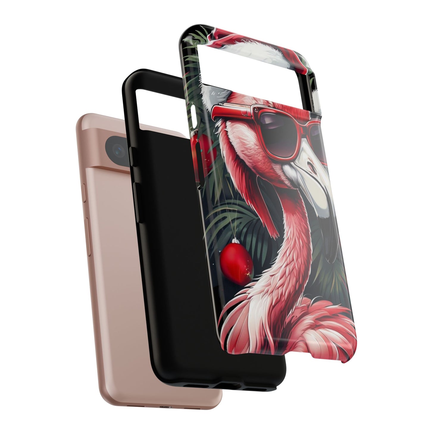 Festive Flamingo Holiday Phone Case